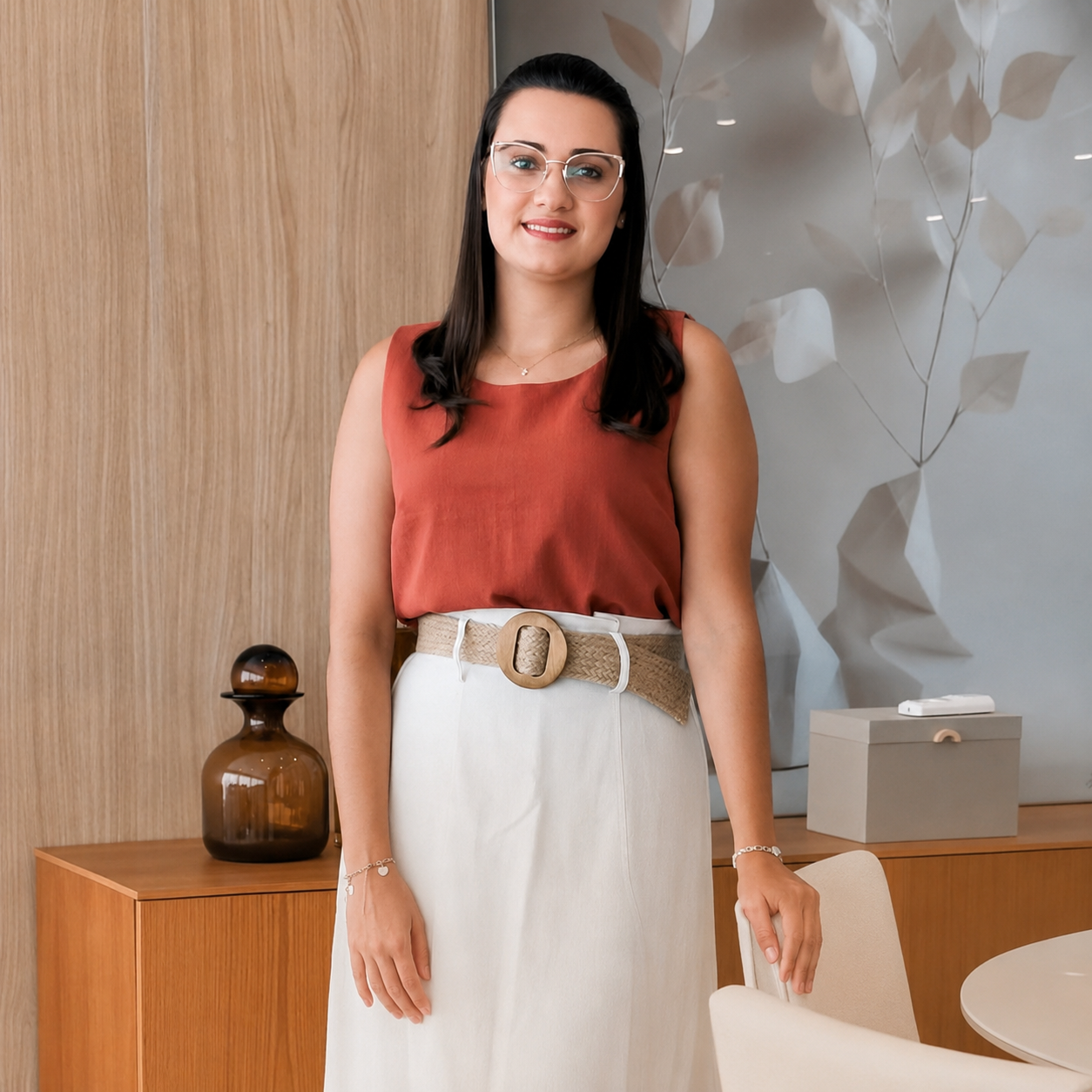 Retrato de Maria Eduarda, diretora executiva